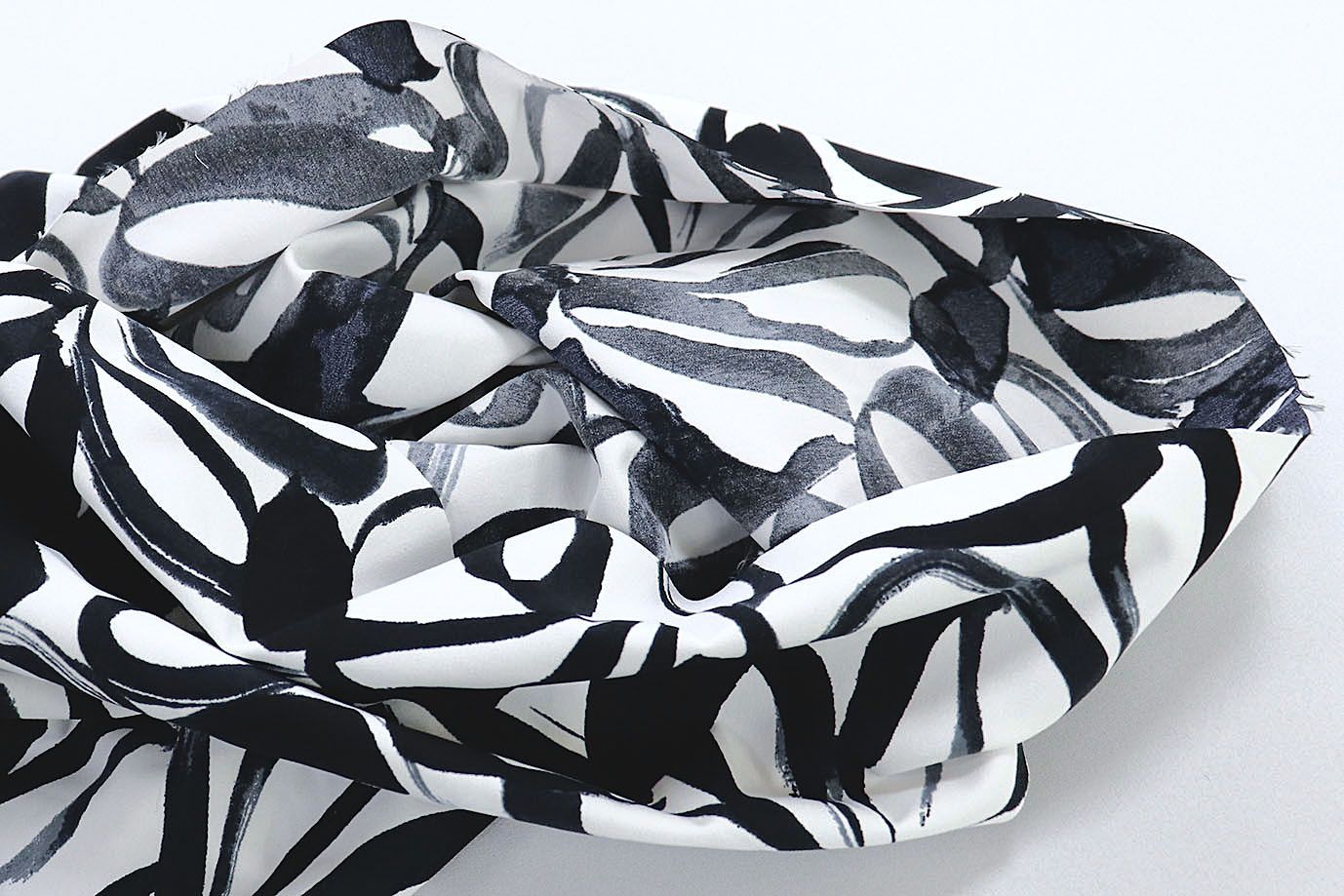 Хлопок "Поплин" принт/черно-белый 3848-PY/D#4/C#3