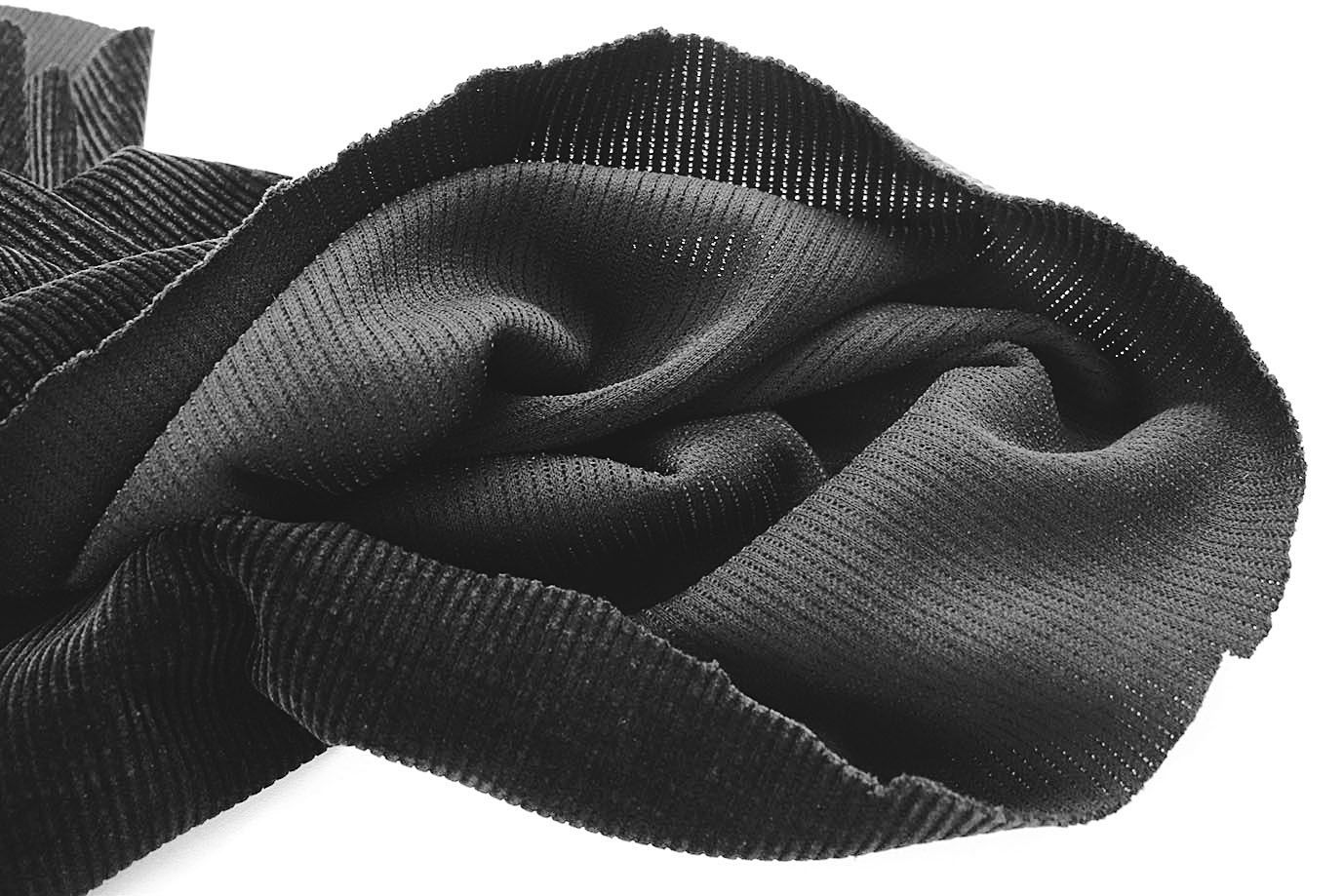 Трикотаж вельвет/черный 12122/D#1/C#10