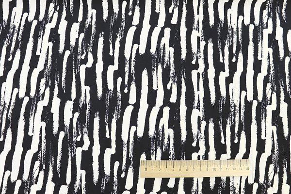 Сатин "Виктория" принт/черно-белый 3610-PY/D#4/C#2