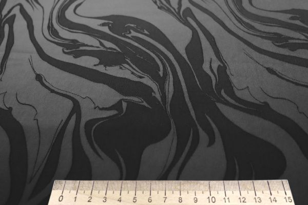 Сатин "Пандора" жаккард/черный 4025-PY/D#1/C#5