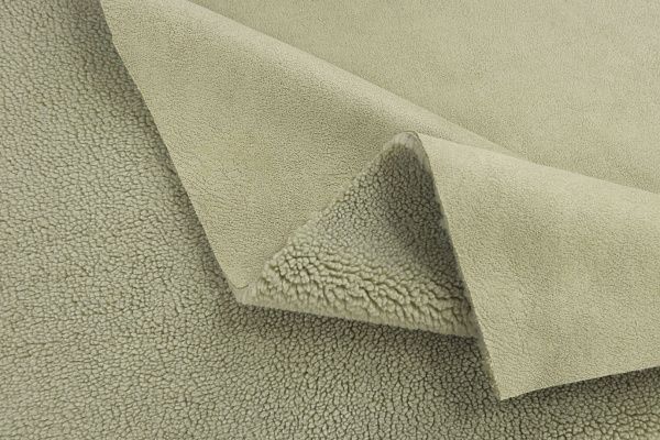 Дубляж мех "Кёрли"/оливковый AP230331053Z/D#1003-2302-40L/C#12