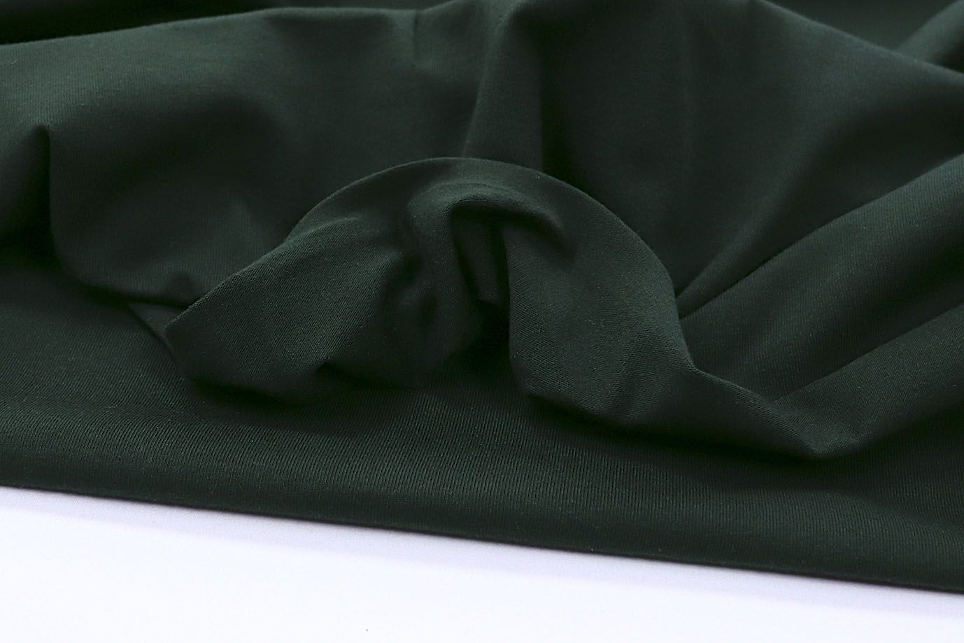 Трикотаж "Кулирка"/темно-зеленый 0849/C#30/C#т.зеленый 19-5350TPX