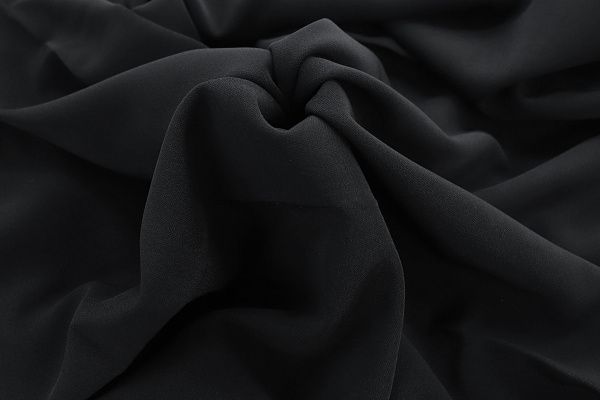 Костюмная ткань "Оскар" стрейч/черный 3952-PY/C#1