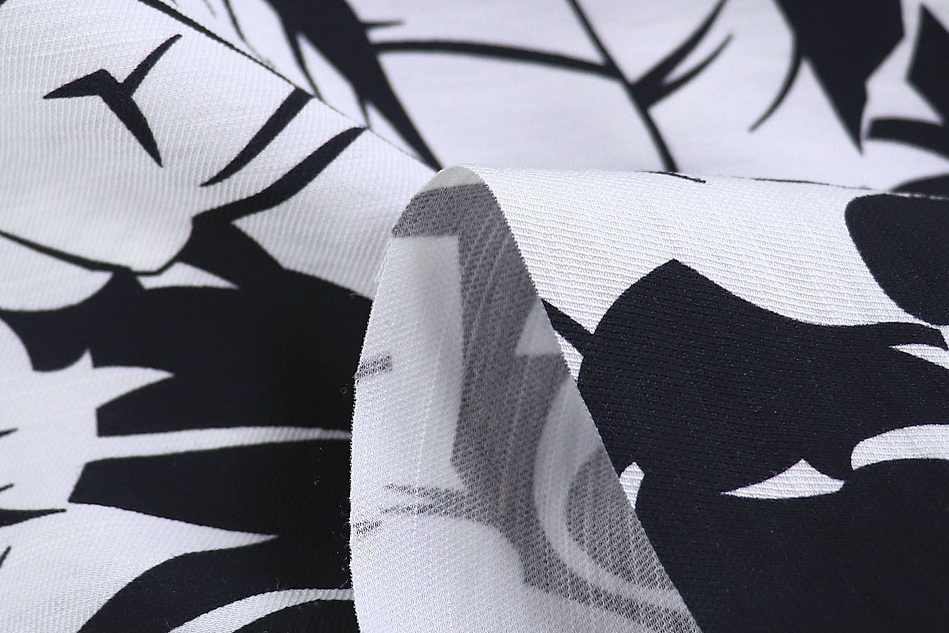 Лен N/R слаб принт/черно-белый 3826-PY/D#3/C#1