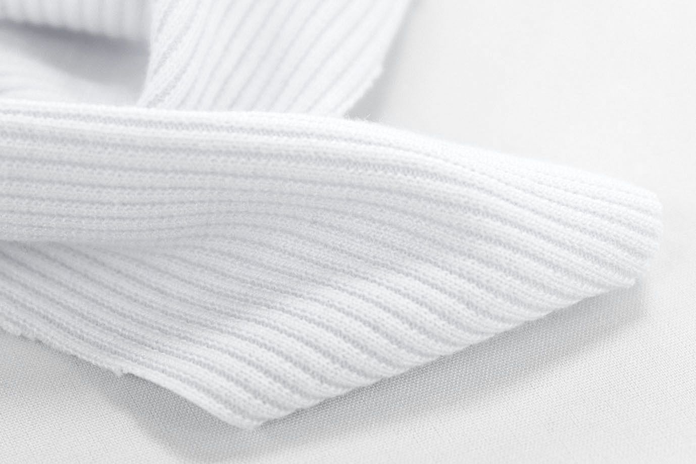 Трикотаж "Рибана"/белый 3145-PY/C#1