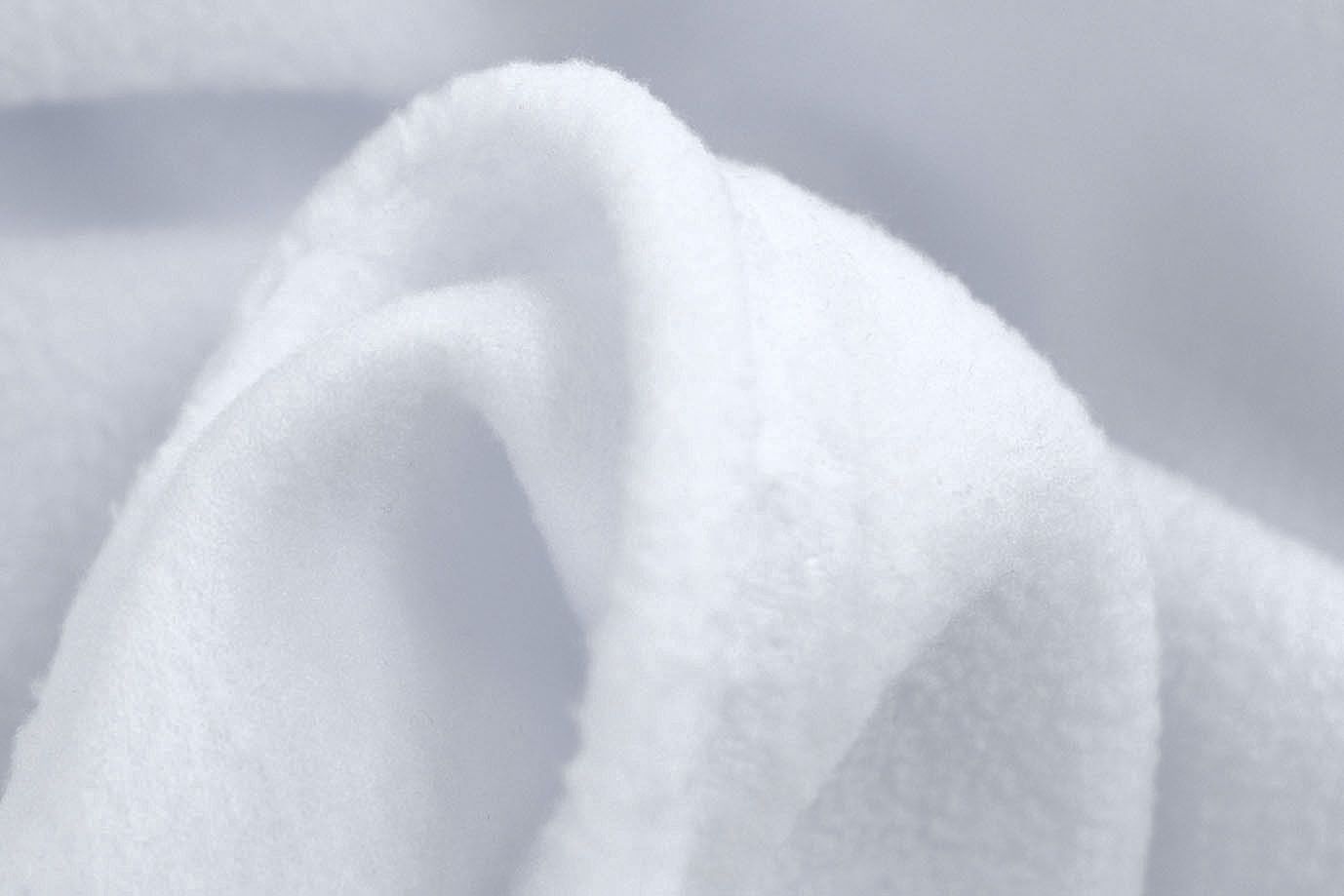 Микрофлис двусторонний/белый AP41115/D#1325-2712/C#New White