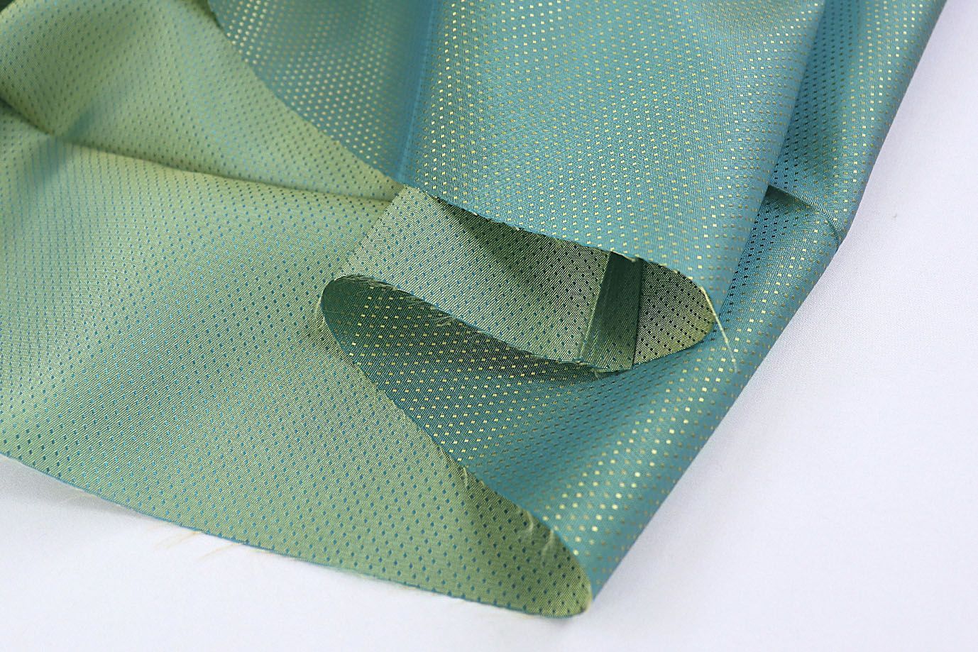 Подкладочная ткань жаккард/зеленый 1358-PY/C#14