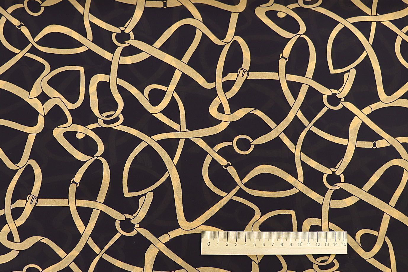 Шифон креп принт/черно-желтый 3640-PY/D#1/C#1 (11510)