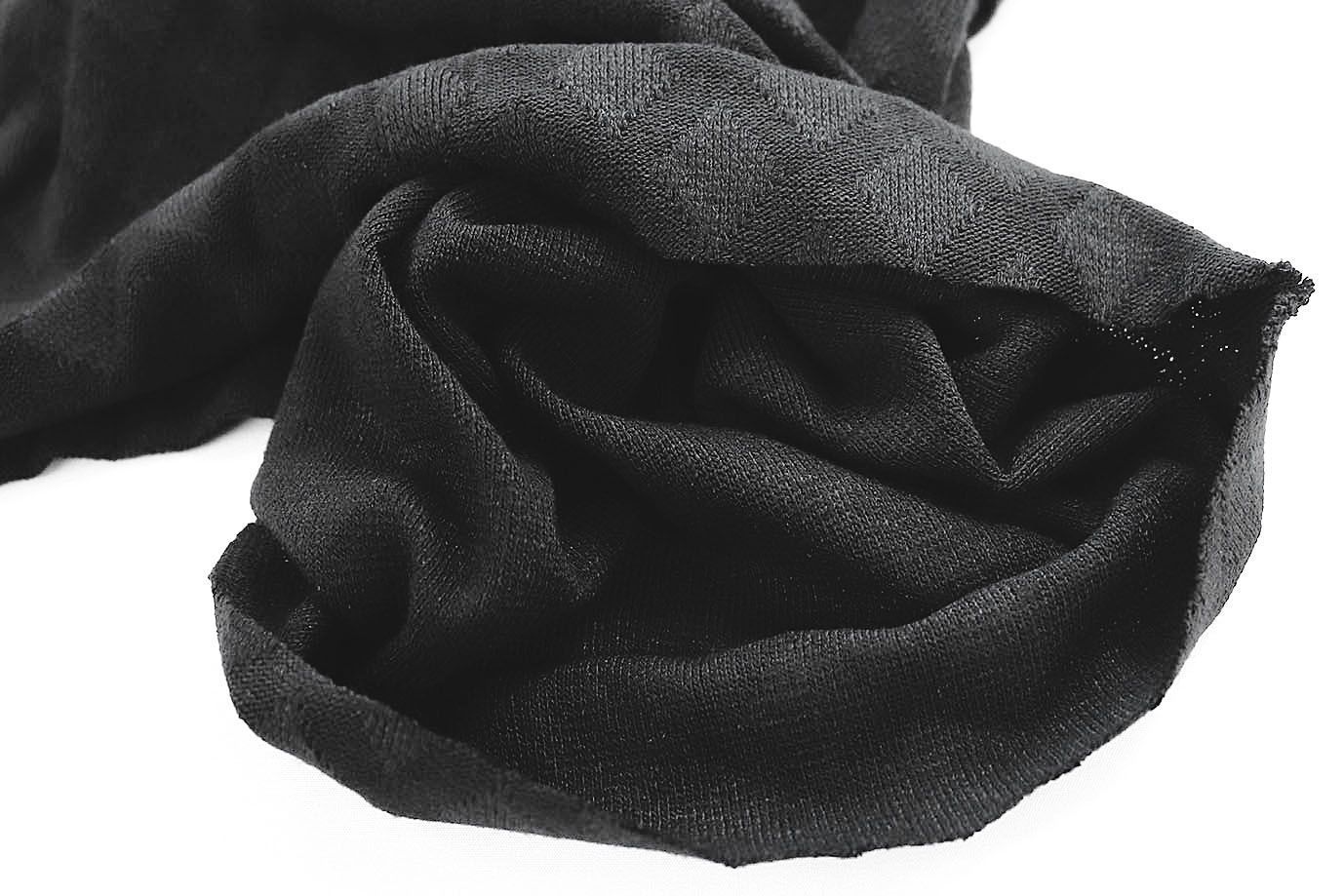 Трикотаж жаккард/черный 3760-PY/D#3/C#3