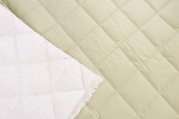 Ткань термостеганная "Ромб"/бежевый 014 11015/2+CC200