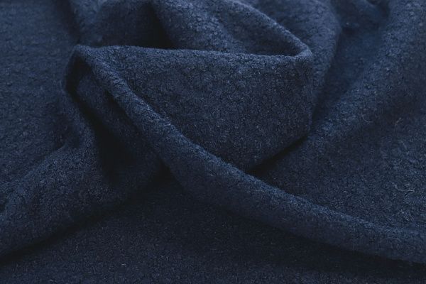 Пальтовая ткань "Барашек"/темно-синий DT-15972/C#14
