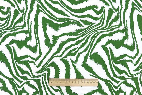 Штапель принт/бело-зеленый 1374-PY/D#16/C#3
