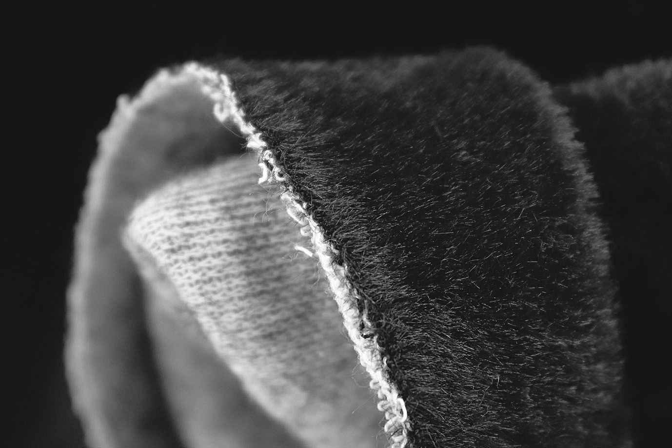 Искусственный мех "Альпака"/черный 3524-PY/C#14