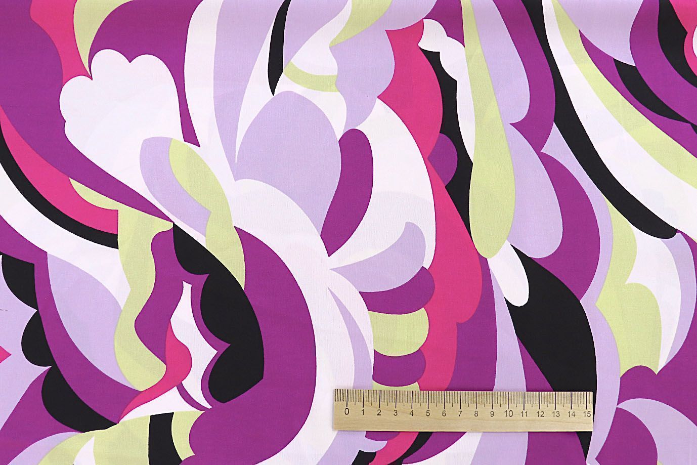 Шелк "Армани" принт/сиренево-фиолетовый 3616-PY/D#1/C#2