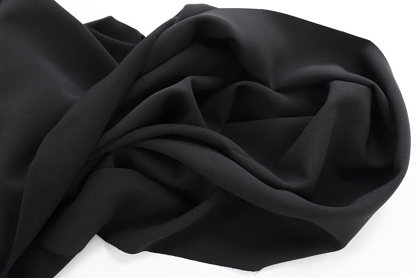 Костюмная ткань "Оскар" стрейч/черный 3952-PY/C#1