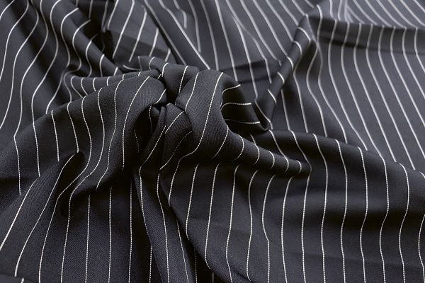 Костюмная ткань/черный 1465-PY/C#17