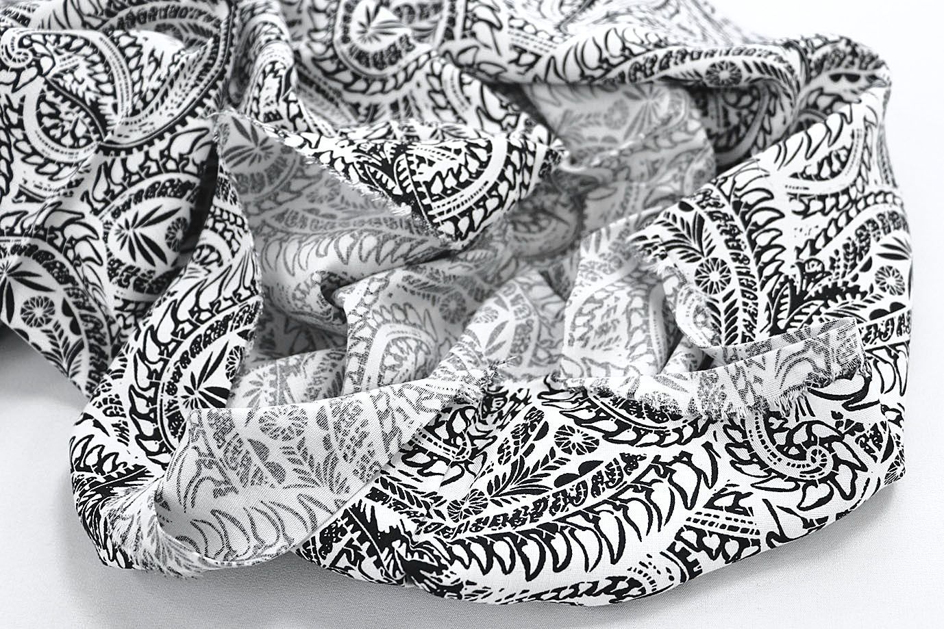 Штапель принт/узор белый на белом 1374-PY/D#26/C#4