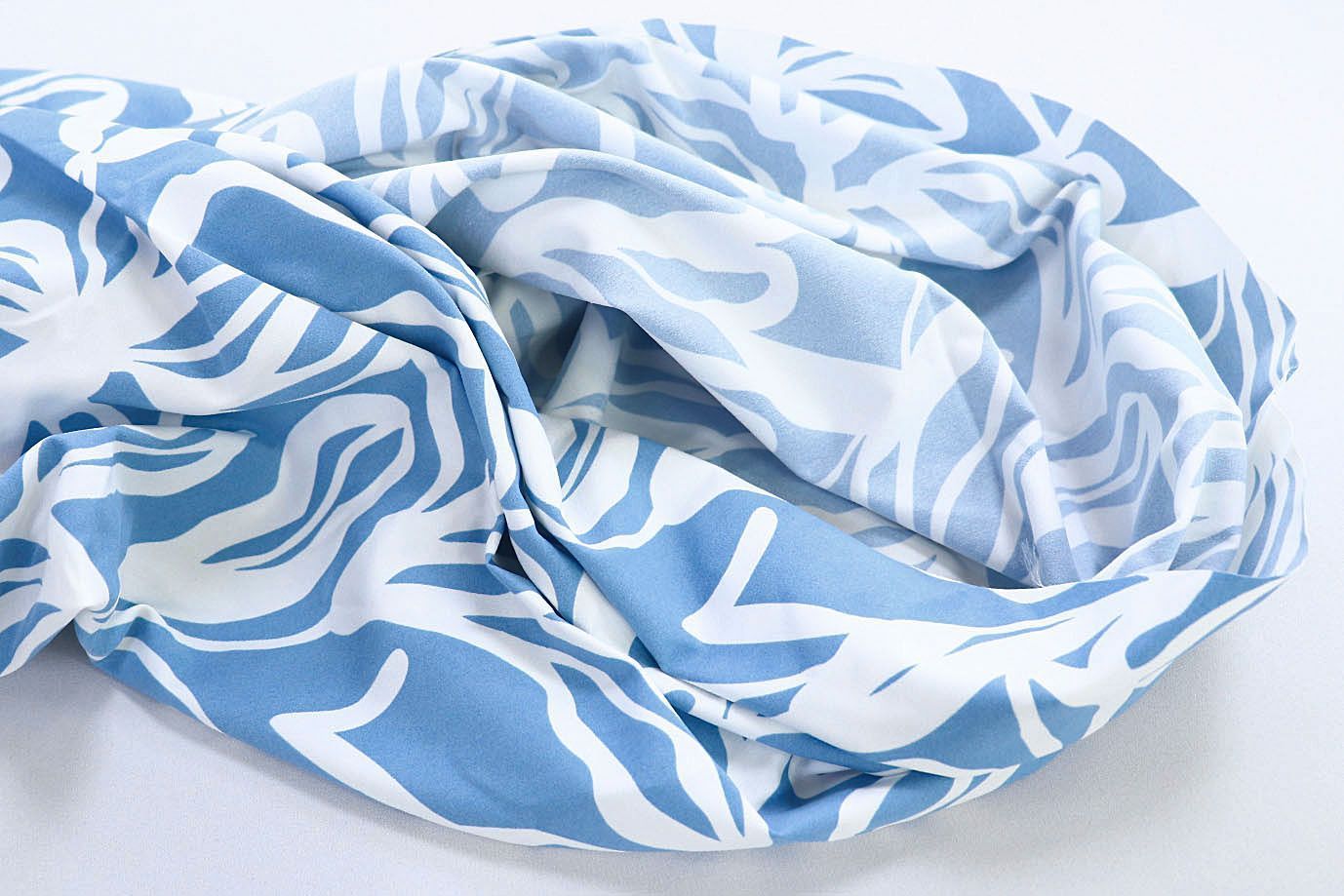 Хлопок "Поплин" принт/сине-белый 3848-PY/D#3/C#2