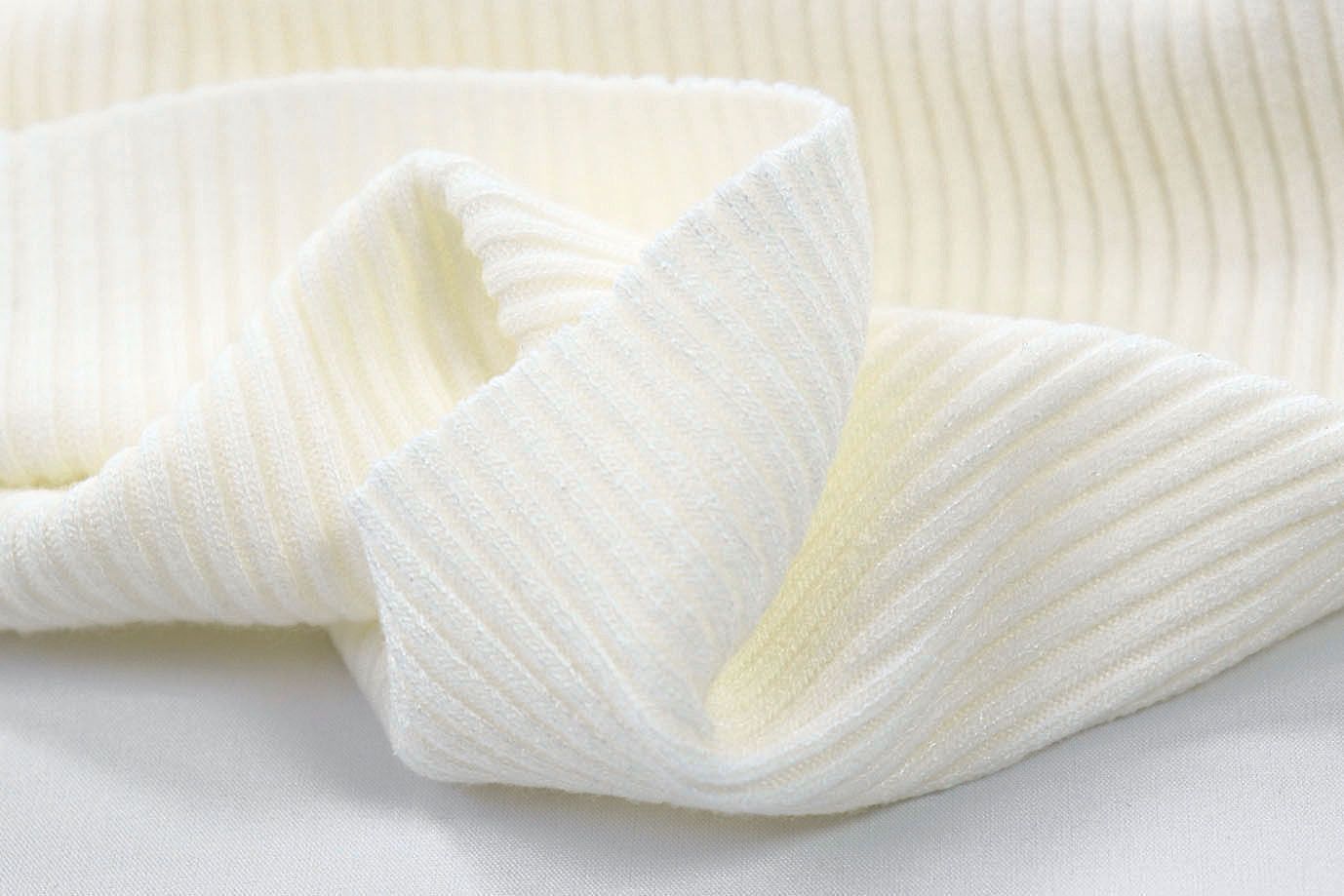 Трикотаж "Лапша"/белый 3507-PY/C#16