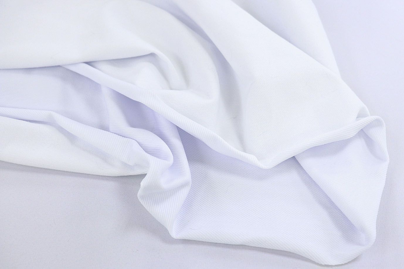 Трикотаж футер 3х нитка/белый VT-10686/C#1