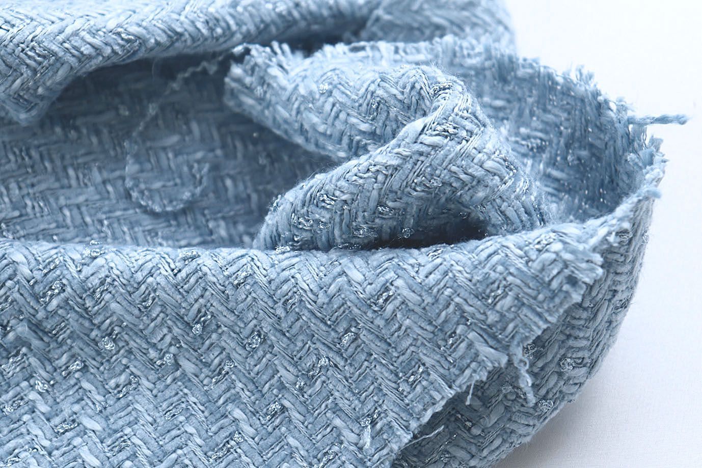 Пальтовая ткань "Шанель"/голубой 1361-8111/C#11 (4811)