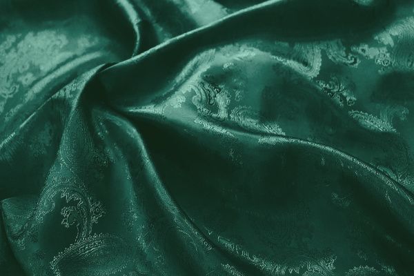 Подкладочная ткань жаккард/изумрудный 16723 D1 #15