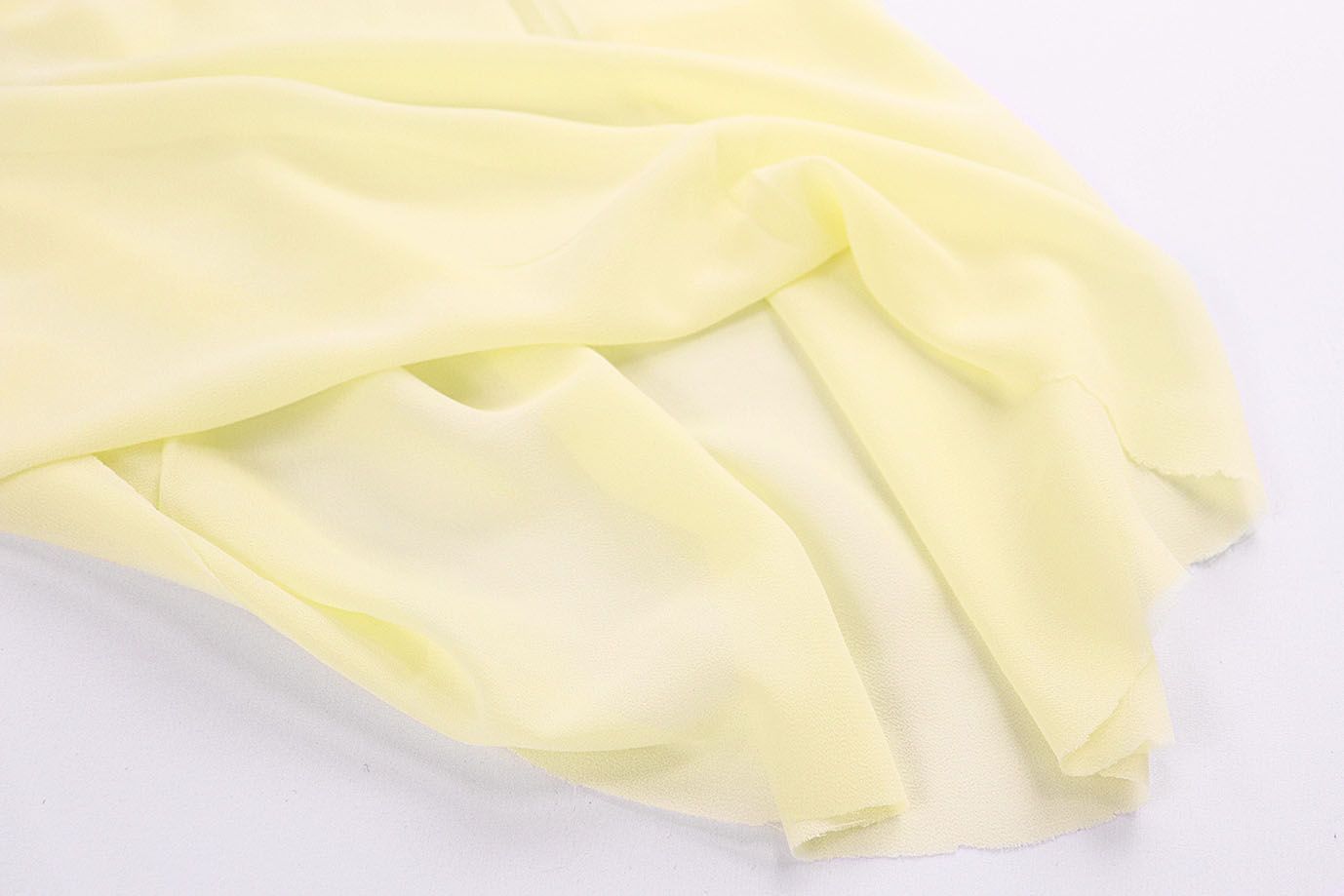 Шифон "Сахар"/желтый  135-PG/C#1