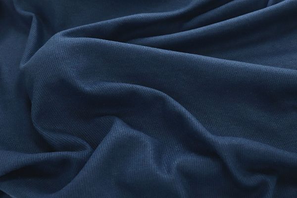 Трикотаж "Рибана"/темно-синий 3033/C#10