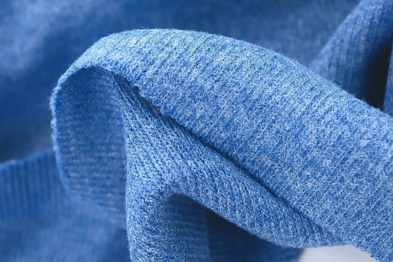 Трикотаж "Рибана"/синий 3028A-21-PY/C#7