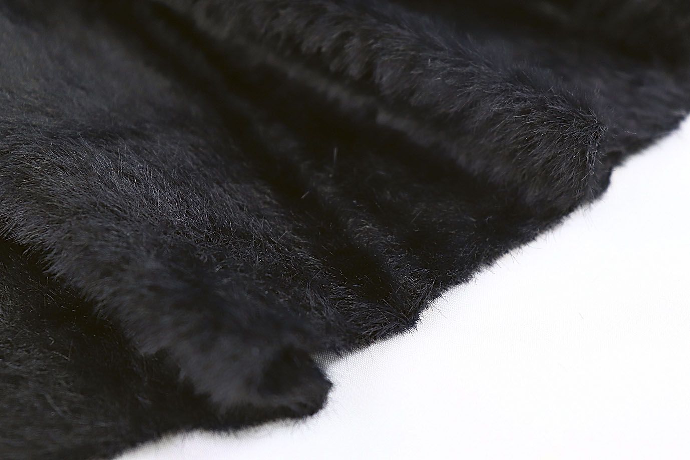 Искусственный мех "Альпака"/черный 3547-PY/C#1