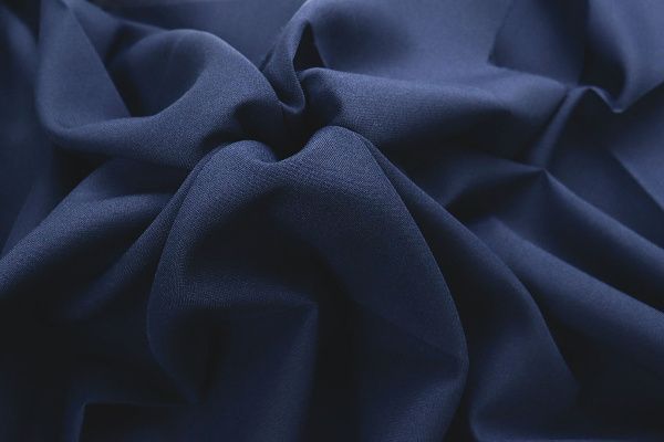 Костюмная ткань "Габардин"/темно-синий SSR-893/C#8