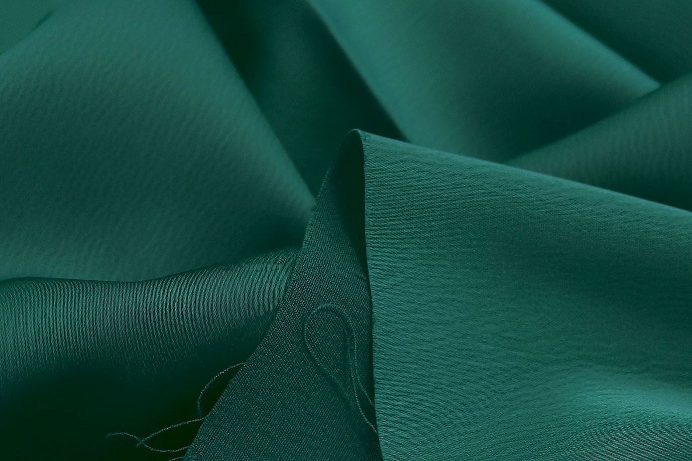 Сатин BM креш/изумрудный 3745-PY/C#5