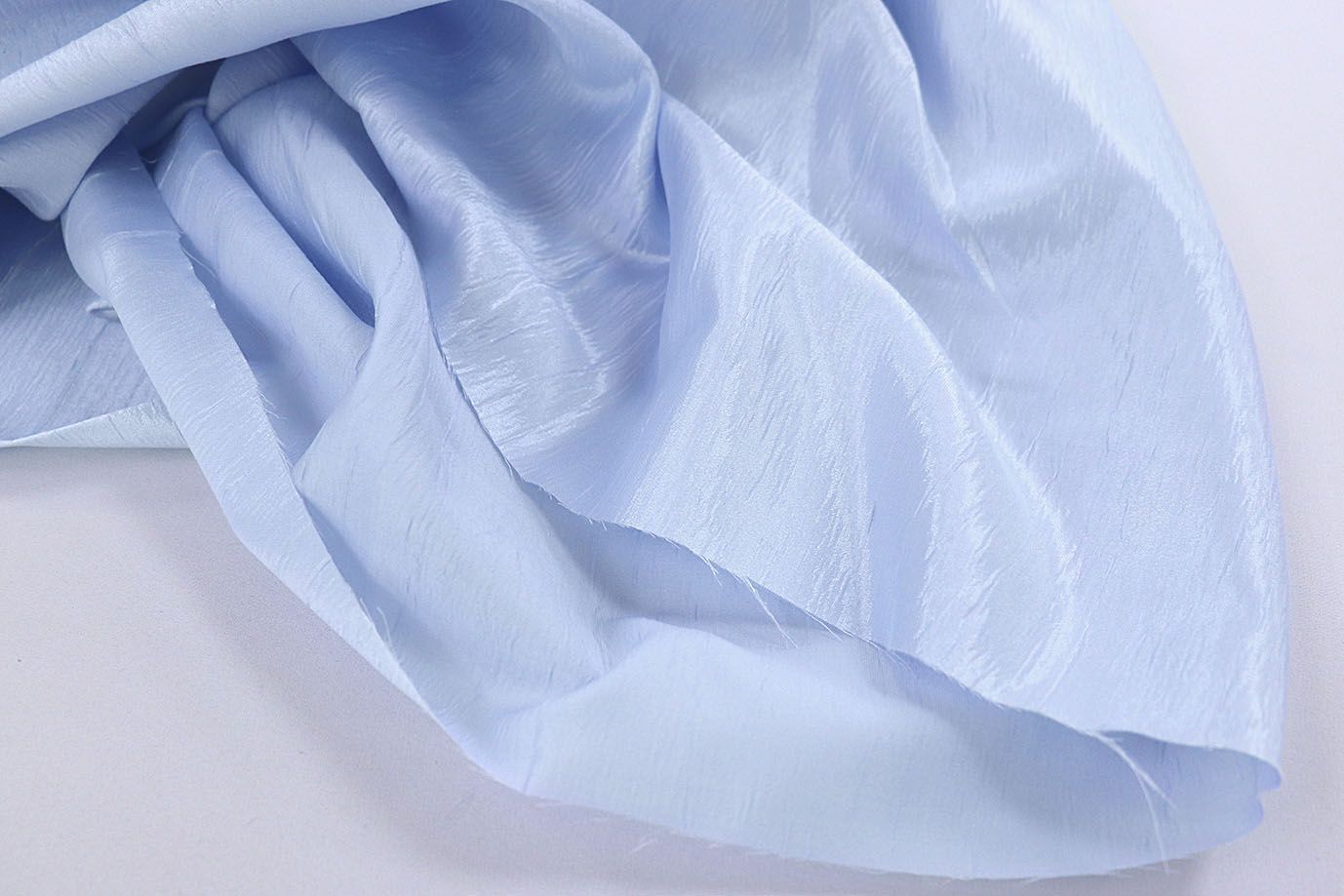 Органза TENCEL креш/голубой 3795-PY/C#19