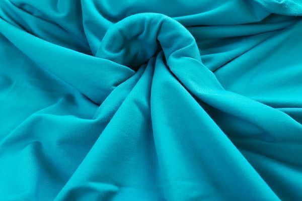 Трикотаж футер 2х нитка/бирюзовый 0246/C#бирюзовый 18-4735TPX