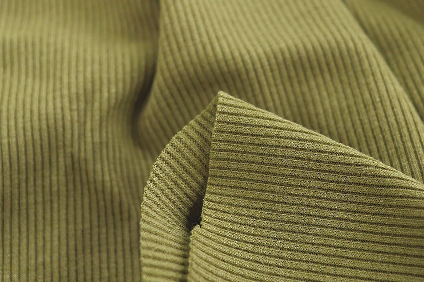 Трикотаж "Рибана"/оливковый 3512-PY/C#7