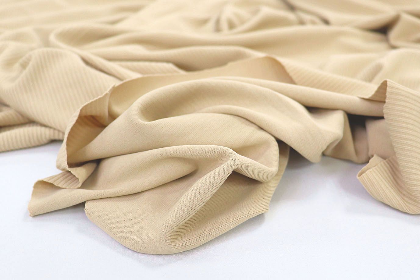 Трикотаж "Рибана"/бежевый 3169-21-PY/C#3