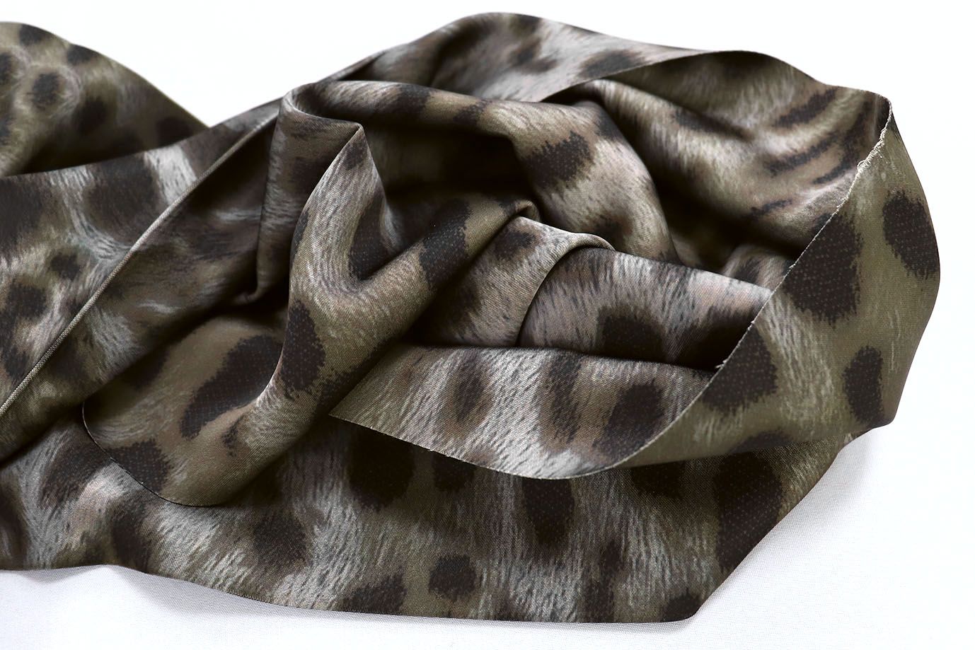 Сатин "Шакира" стрейч двусторонний принт/черно-серый 3887-PY/D#3/C#4