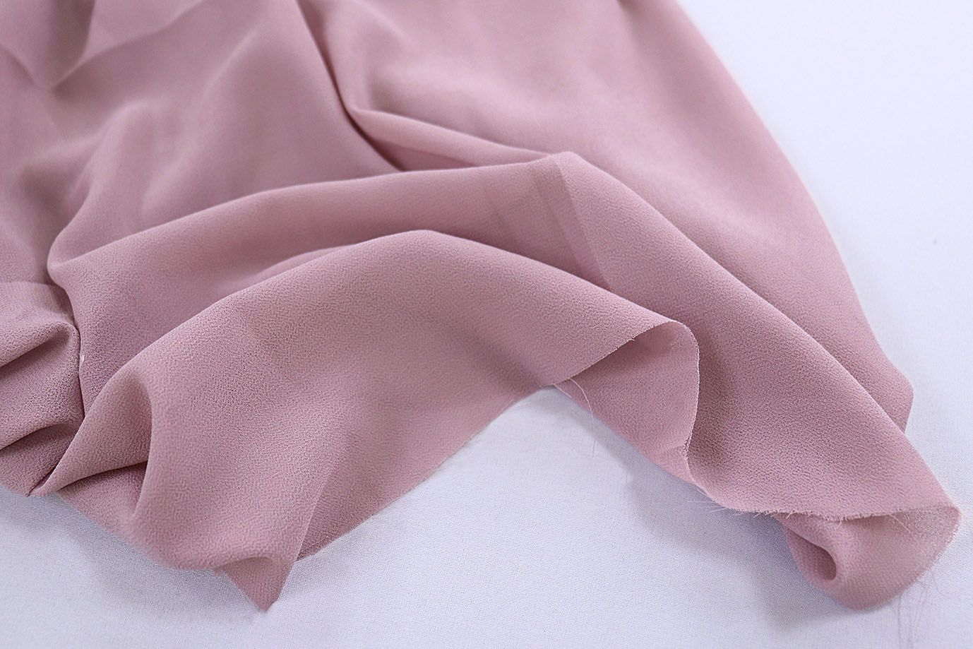 Шифон "Сахар" креп/пыльно-розовый SSR-832/C#5 (16974)