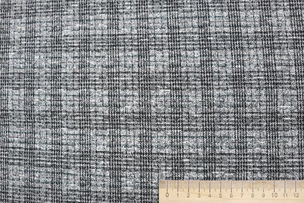 Трикотаж жаккард принт/темно-серый 3101/D#5/C#2