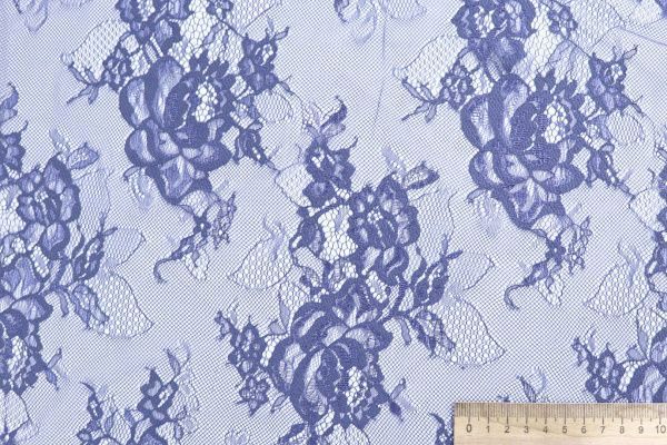 Гипюр "Реснички"/синий VT-9806/D#1/C#5