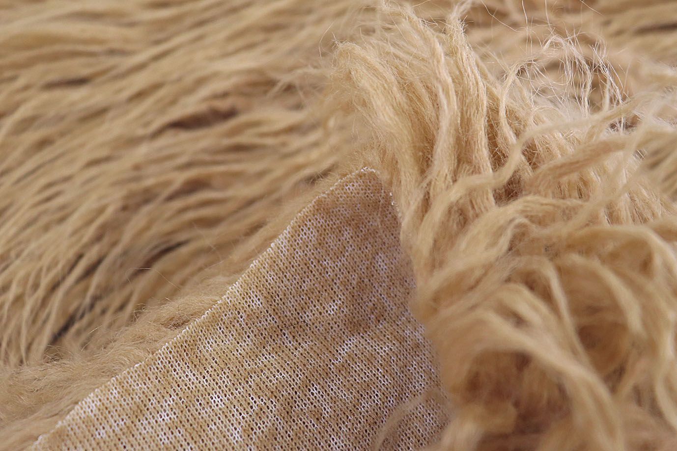 Искусственный мех "Лама"/бежевый HTE-30055/C#Beige