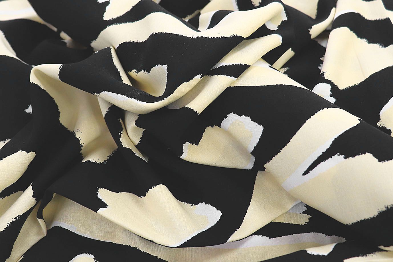 Штапель принт/черно-бежевый 3858-PY/D#5/C#1