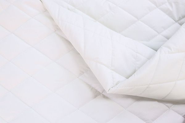 Ткань простеганная "Ромб" R10-7/белый 11015/9+CC150