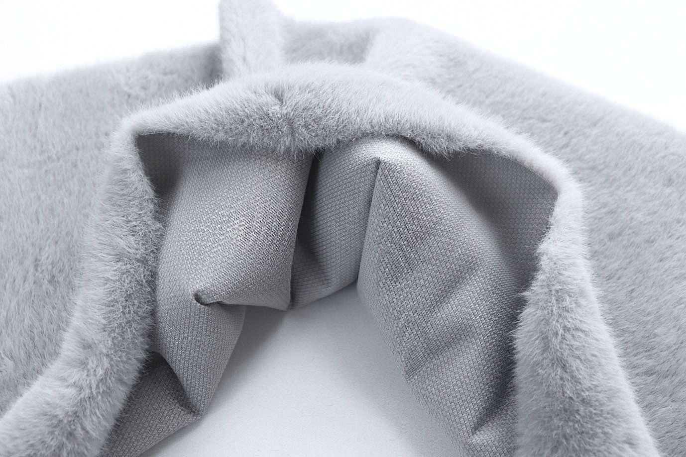 Искусственный мех "Норка"/серый AP5072409/D#289-230215/C#G1247