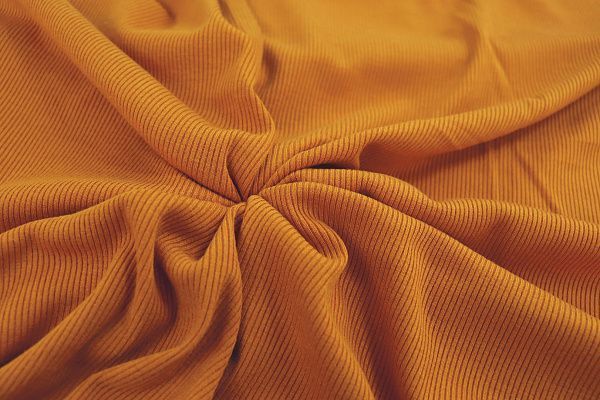 Трикотаж "Рибана"/оранжевый 3512-PY/C#15