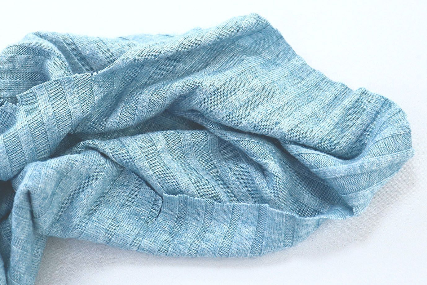 Трикотаж "Лапша"/ярко-голубой 3237-PY/C#14 (EU4302)