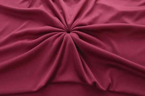 Подкладочная ткань Интерлок/бордовый DT-18049/C#9