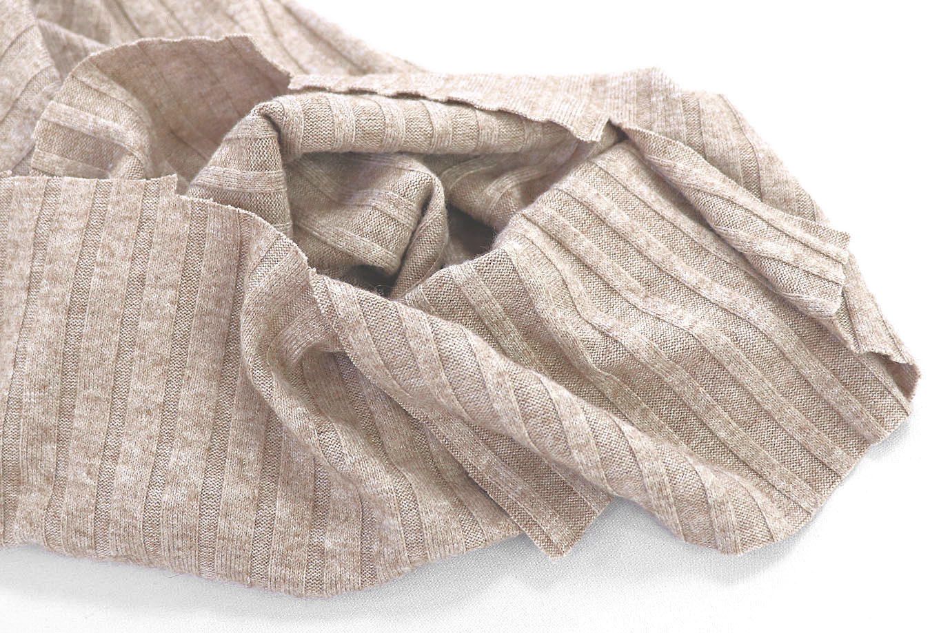 Трикотаж "Лапша"/светло-коричневый 3237-PY/C#7 (EU4302)