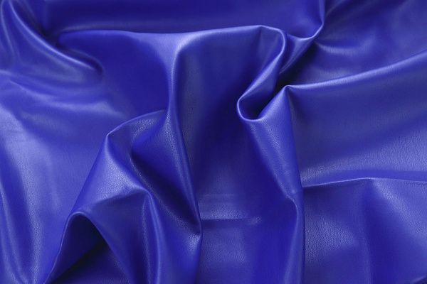 Кожа на замше стрейч/синий DT-17826/C#3