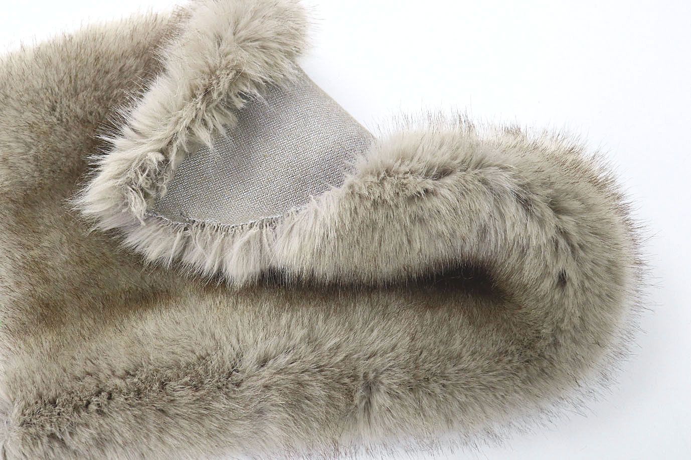 Искусственный мех "Песец"/бежево-коричневый 1705061